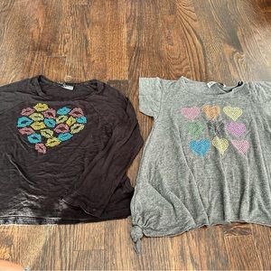 2 Girls Studded shirts